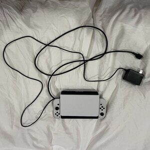 White Nintendo Switch Console